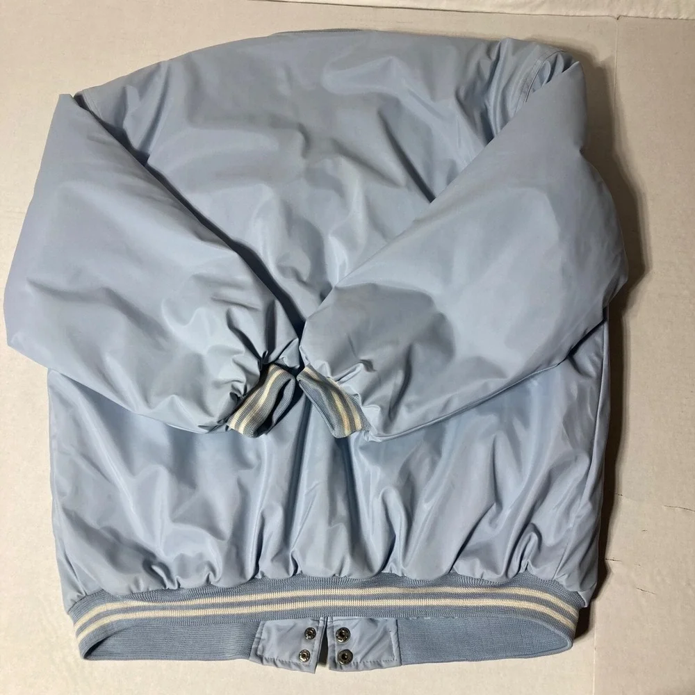 Vintage Jon Lauren New York Puffer Bomber Jacket Men's Size XL Blue‎